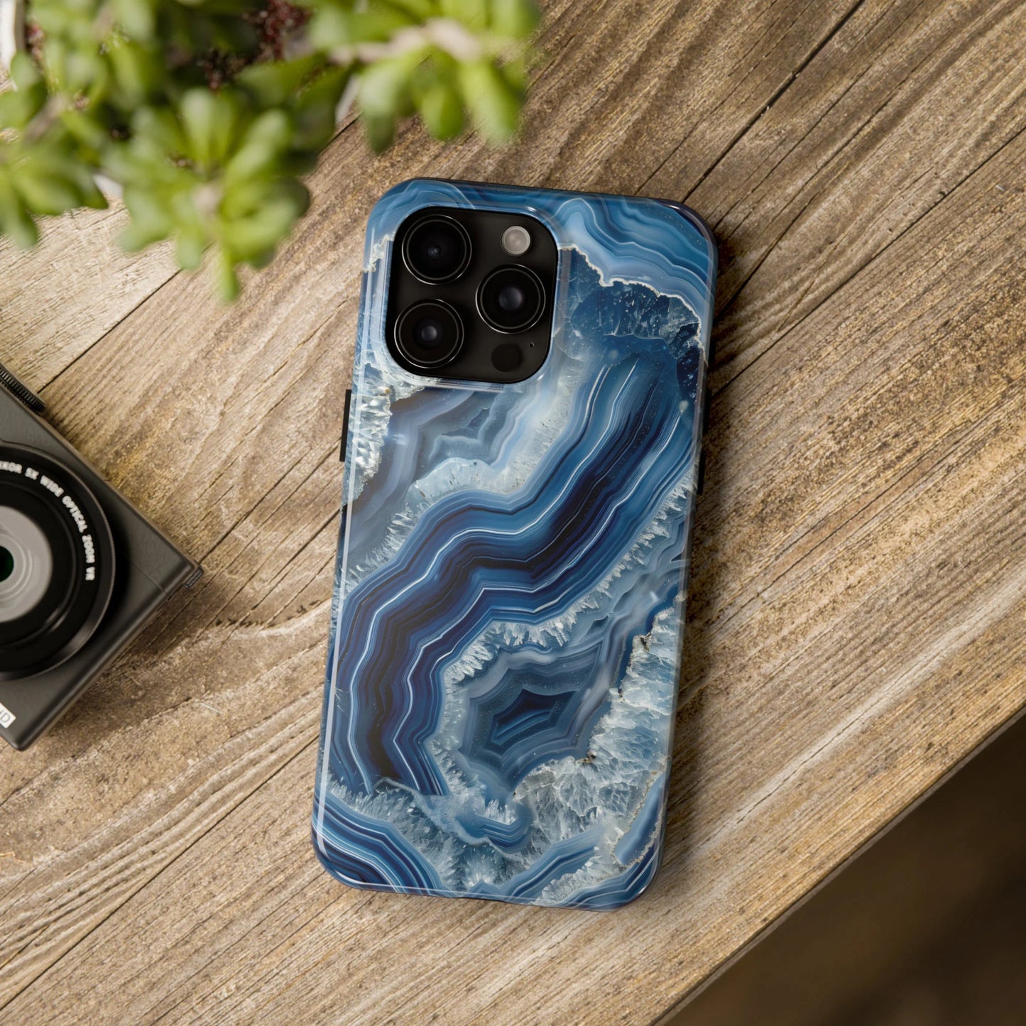 Blue Agate iPhone Case