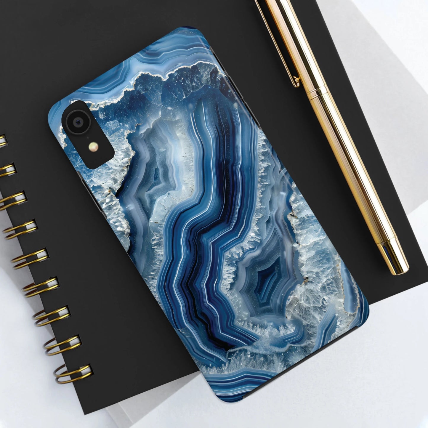 Blue Agate iPhone Case