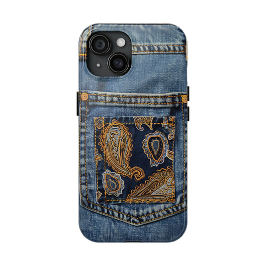 Blue Jean iPhone Case