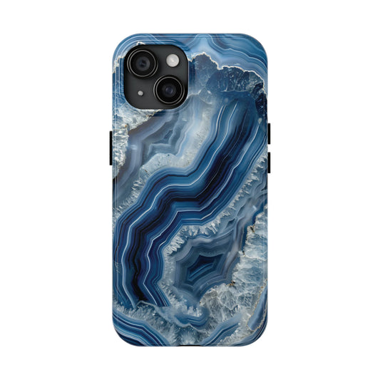 Blue Agate iPhone Case