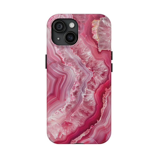 Pink Agate iPhone Case