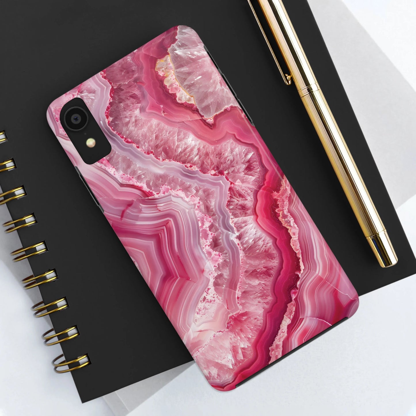 Pink Agate iPhone Case