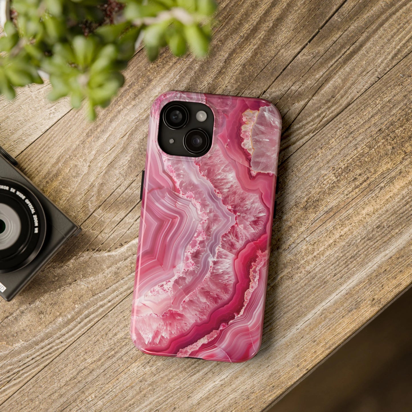 Pink Agate iPhone Case