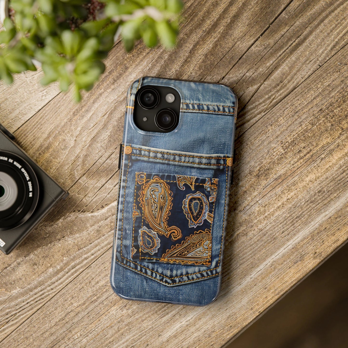 Blue Jean iPhone Case