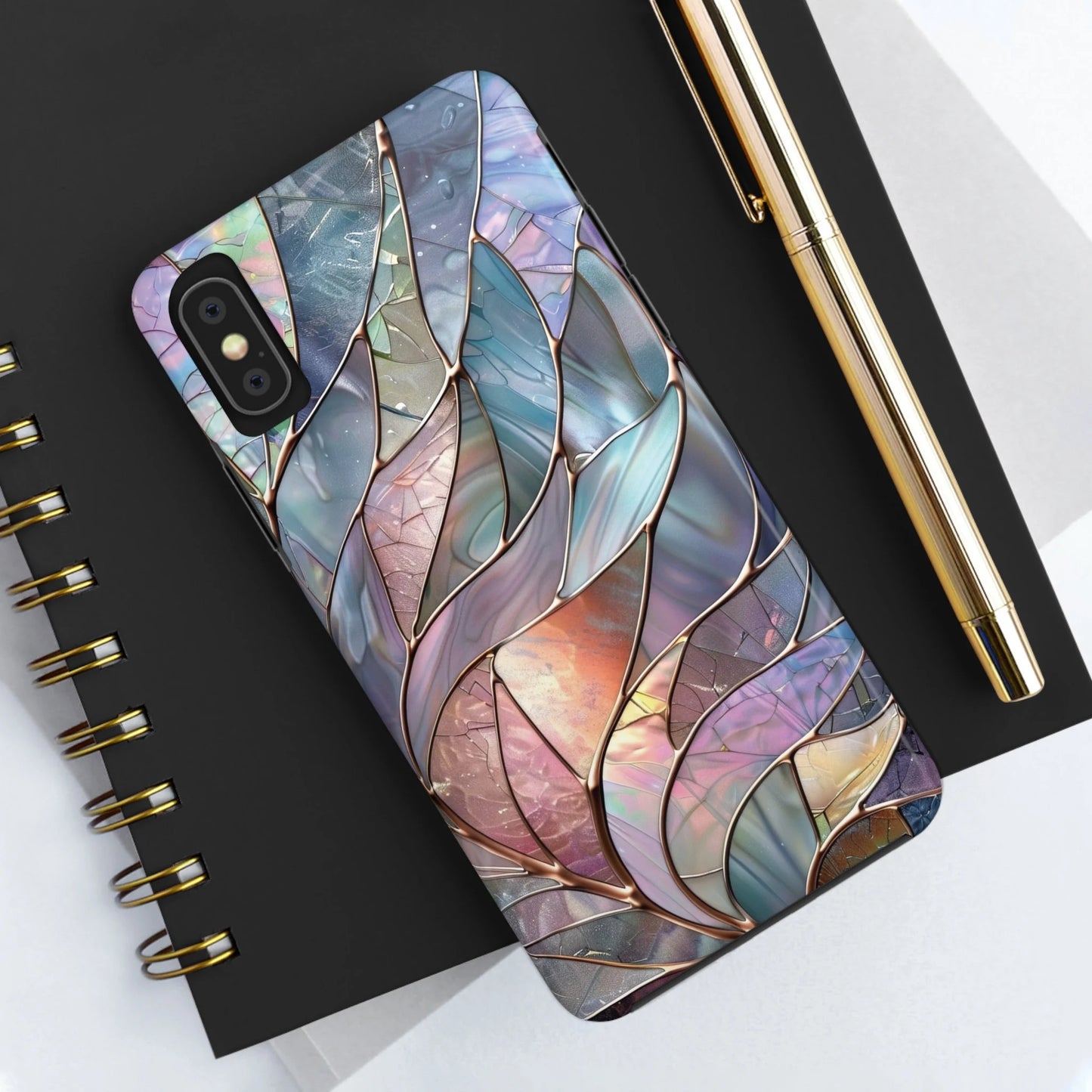 Abalone iPhone Case Pearl iPhone Case Nature iPhone Case Pastel iPhone Case Stained Glass iPhone Case Artistic iPhone Case Abstract Case