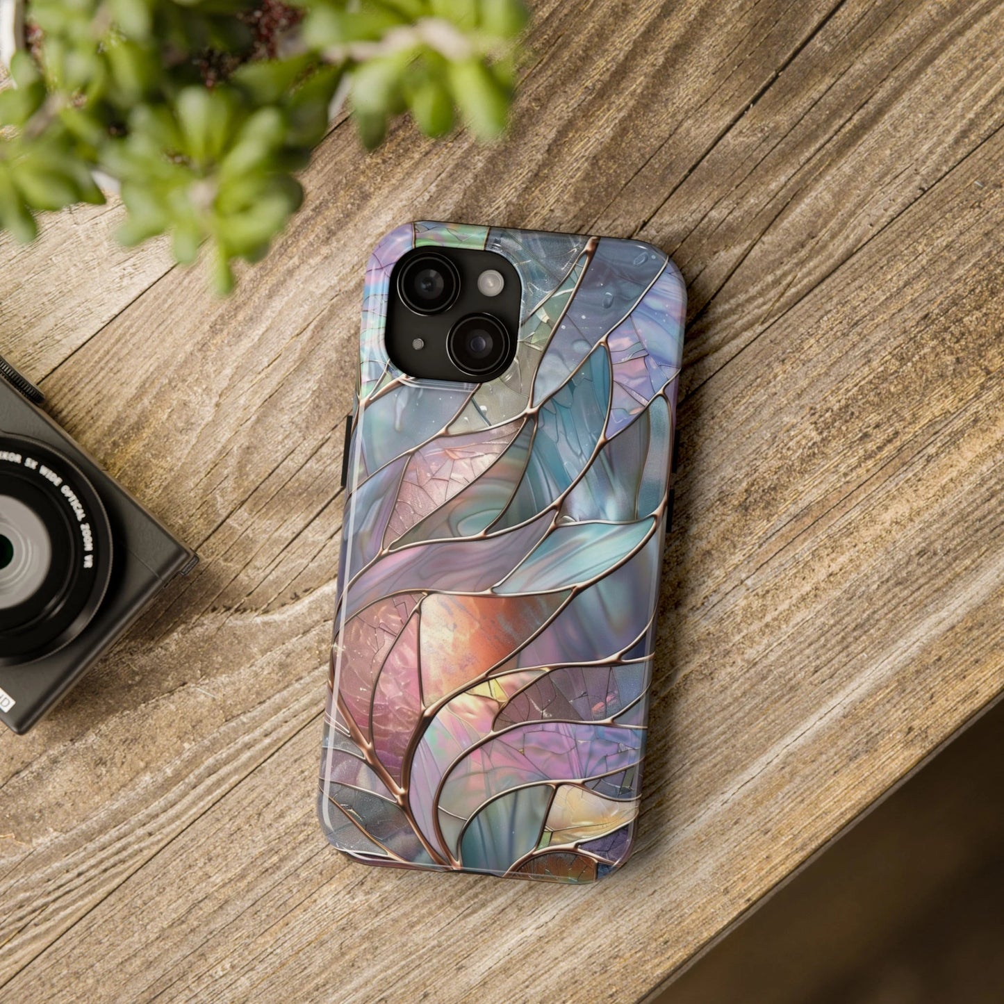 Abalone iPhone Case Pearl iPhone Case Nature iPhone Case Pastel iPhone Case Stained Glass iPhone Case Artistic iPhone Case Abstract Case